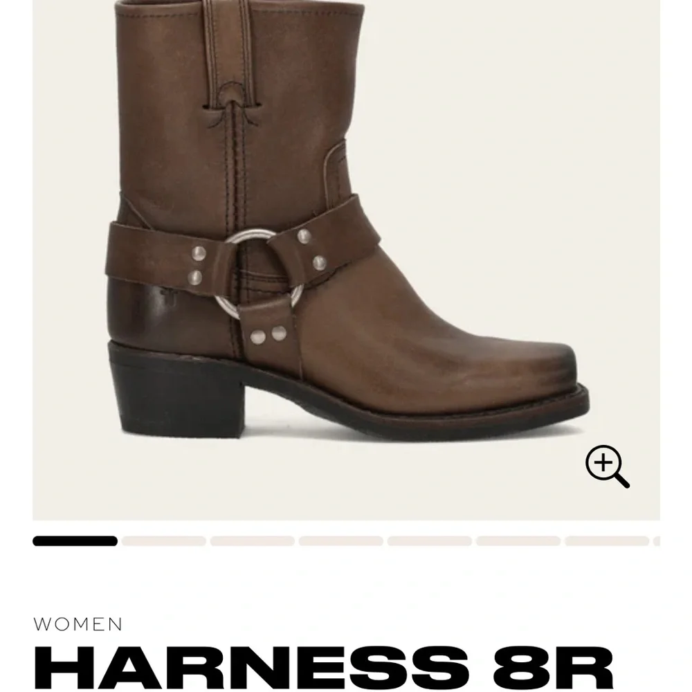 Stylish Brown Frye Motorcycle Boots - Picture 3 of 7